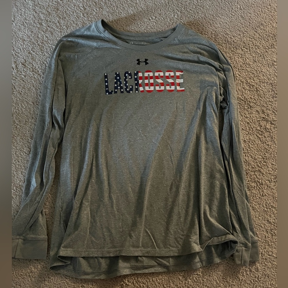 Under Armour USA Lax Tee